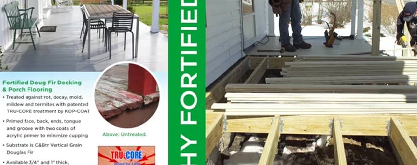 Why Choose Fortified Doug Fir Decking & Porch Flooring?